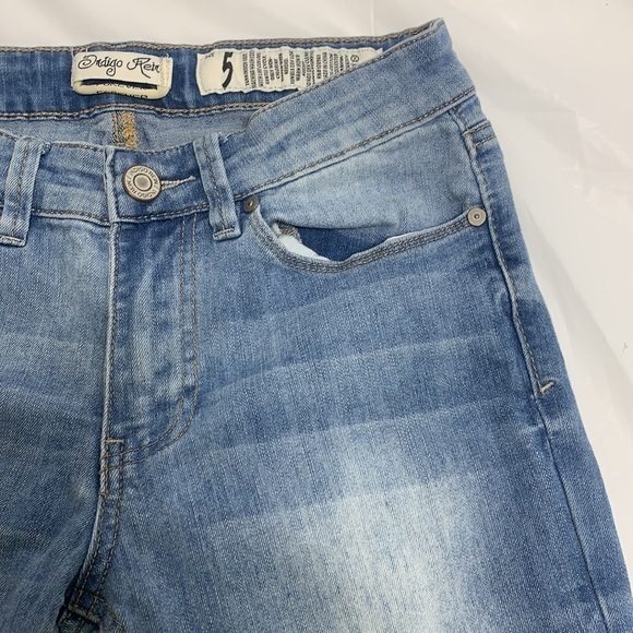 GIRL’S Indigo Rein Blue Distressed Forever Jeans Size 5 - Picture 11 of 13